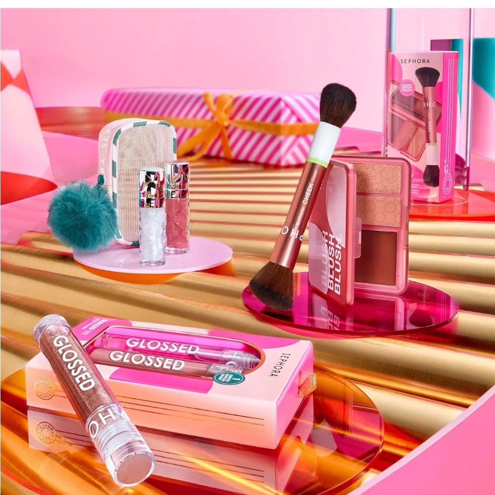 Sephora Collection Perfectly Blushed Makeup Blush and Brush Set